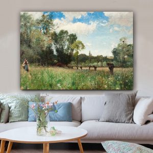 Tranh Phong Cảnh Miền Quê Châu Âu PTR01229