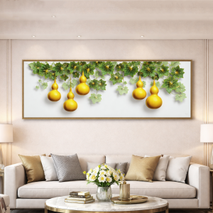 Tranh Phong Thủy Trái Hồ Lô May Mắn PTR01264