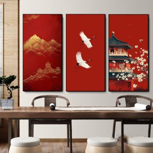 Tranh trang trí phòng cách phong cách INDOCHINE PTR0317