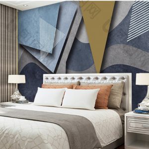 Tranh dán tường 3D trừu tượng TDT965