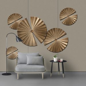 Tranh dán tường 3D giả đồng TDT857