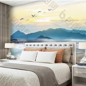 Tranh dán tường phong cảnh thiên nhiên núi rừng TDT961