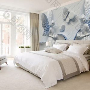 Tranh dán tường 3D những cô tiên TDT960