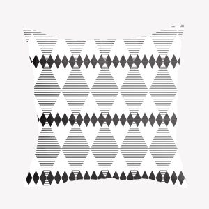 Gối vải họa tiết trừu tượng đen trắng GV0023 10 24 2