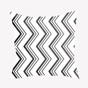 Gối vải họa tiết trừu tượng đen trắng GV0022 7 25 5