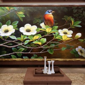 Tranh dán tường thiên nhiên động vật TDT828