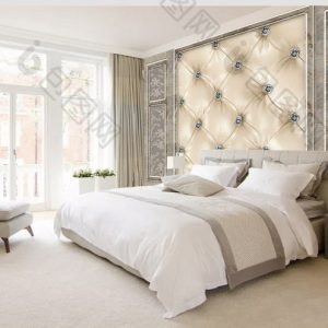 Tranh dán tường hiệu ứng 3D màu nâu TDTA084