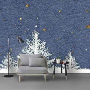 Tranh dán tường 3D mùa đông TDTA019