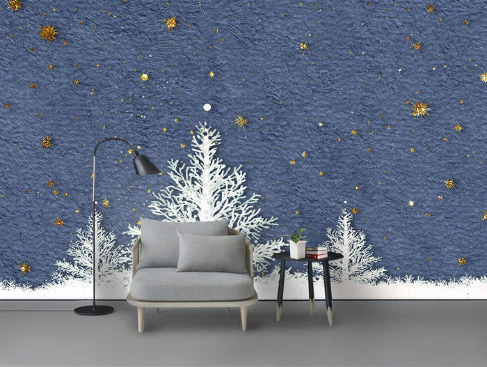 Tranh dán tường 3D mùa đông TDTA019 1 43H888piCvnc 2