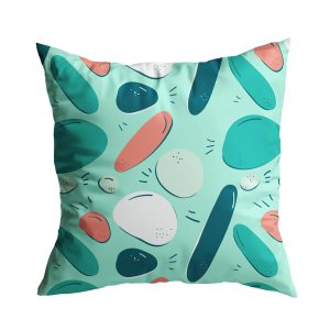 Gối vải họa tiết trừu tượng màu sắc GV0018 7 5 3