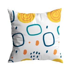Gối vải họa tiết trừu tượng màu sắc GV0016 7 7 3