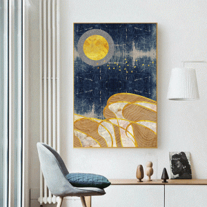 Tranh đơn mặt trăng vàng CV01306