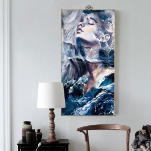 Tranh đơn nghệ thuật cô gái CV01012