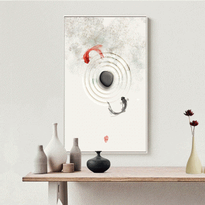 Tranh đơn 3D cá chép CV01270