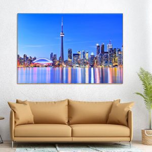 Tranh đơn thành phố cao tầng CV01025