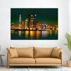 Tranh đơn thành phố cao tầng CV01027