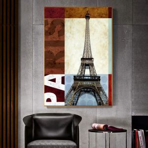 Tranh đơn tháp Eiffel Paris CV01035