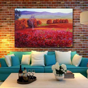 Tranh đơn phong cảnh sơn dầu CV01045