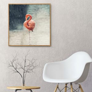 Tranh đơn chim hồng hạc CV01068