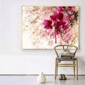 Tranh đơn hoa giấy nghệ thuật CV01074