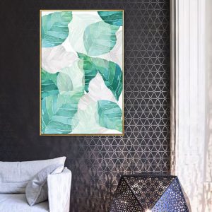 Tranh đơn vẽ màu nước là xanh CV01086