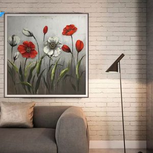 Tranh đơn hoa nghệ thuật CV01087