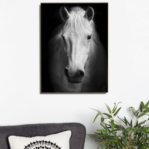 Tranh đơn ngựa bạch mã CV01107