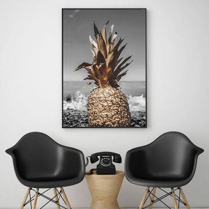 Tranh đơn quả dứa vàng CV01131