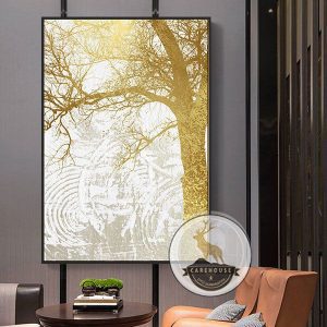 Tranh đơn cây vàng CV01138