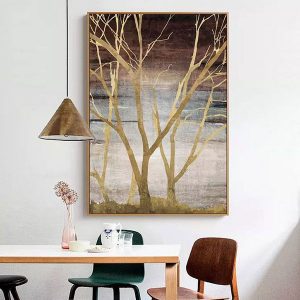 Tranh đơn cây trừu tượng CV01139