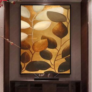 Tranh đơn lá nâu CV01180