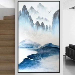 Tranh đơn trừu tượng thiên nhiên CV01224
