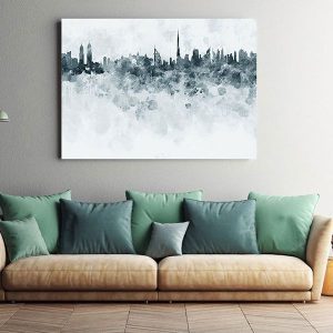 Tranh đơn trừu tượng thành phố CV01243