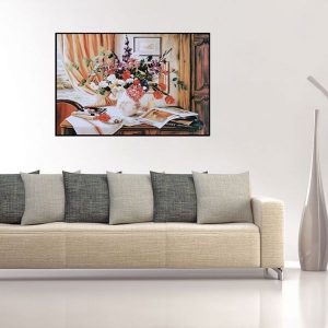 Tranh đơn cổ điển bình hoa CV01296