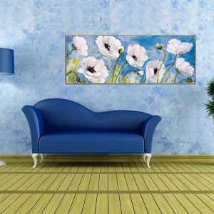 Tranh đơn cánh đồng hoa CV01310