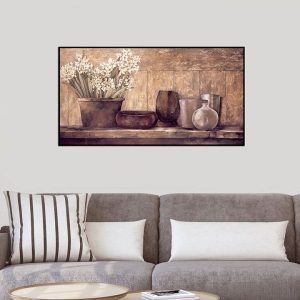 Tranh đơn cổ điển tĩnh vật CV01321