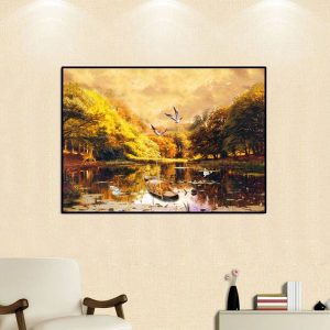 Tranh đơn thiên nhiên động vật CV01323