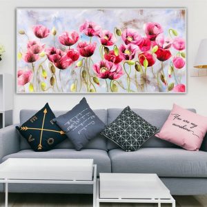 Tranh đơn cánh đồng hoa CV01328