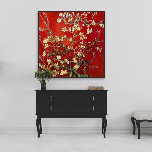 Tranh đơn nghệ thuật hoa mai vàng CV01365