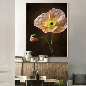 Tranh đơn hoa nghệ thuật CV01370