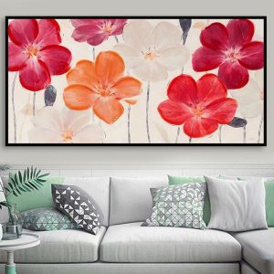 Tranh đơn hoa 5 cánh CV01381