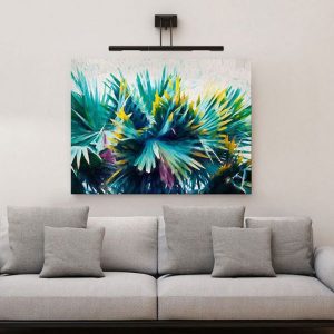 Tranh đơn lá cọ nghệ thuật CV01431