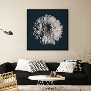 Tranh đơn hoa cúc trắng CV01435