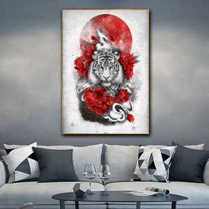 Tranh đơn hổ nghệ thuật CV01445