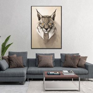 Tranh đơn hổ nâu CV01463