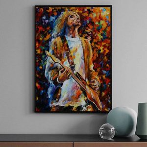 Tranh đơn nghệ thuật người nghệ sĩ CV01497