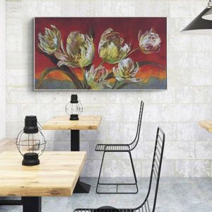 Tranh đơn hoa nghệ thuật CV01498