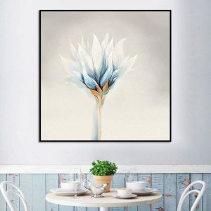 Tranh đơn nghệ thuật búp hoa xanh CV01540