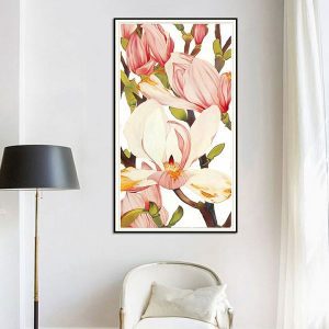 Tranh đơn vẽ hoa mộc lan CV01557