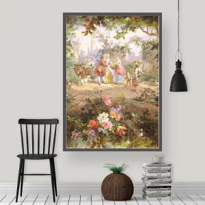 Tranh đơn phong cách Châu Âu CV01593